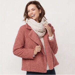 Lauren Conrad Fuzzy Teddy Jacket